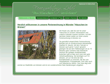 Tablet Screenshot of ferienwohnung-in-muenster.de